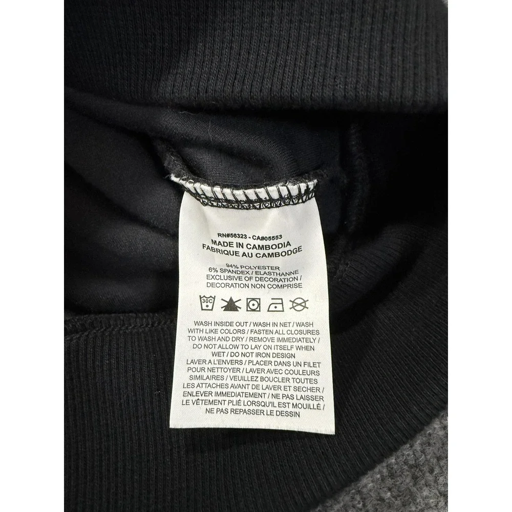 Jordan Track Jacket‎ Mens Large Black Velour Full Zip Oversized Fit Basketball